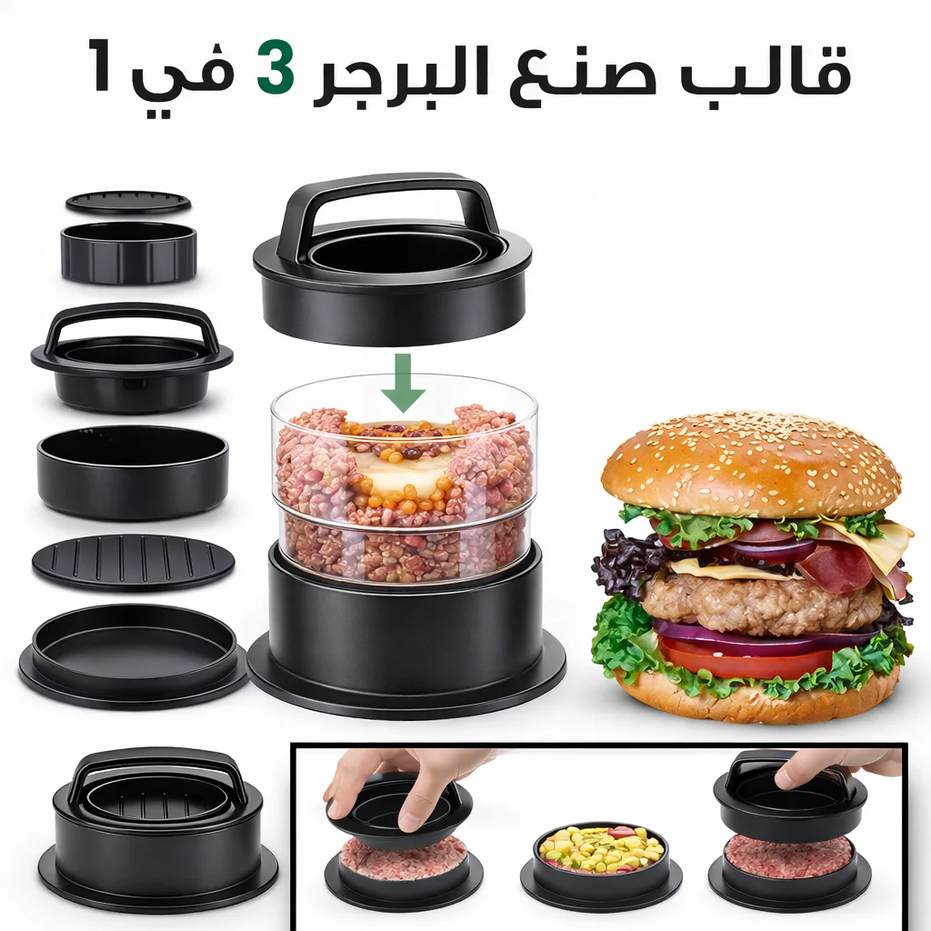 قالب برجر يدوي من دار الخبير