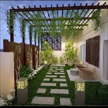 المنزل والحديقة