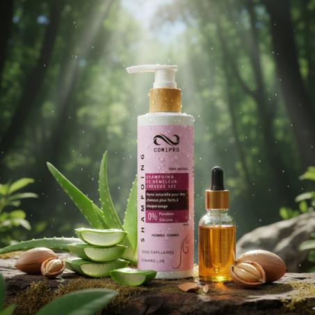 SHAMPOING ET DÉMÊLEUR CHEVEUX SEC