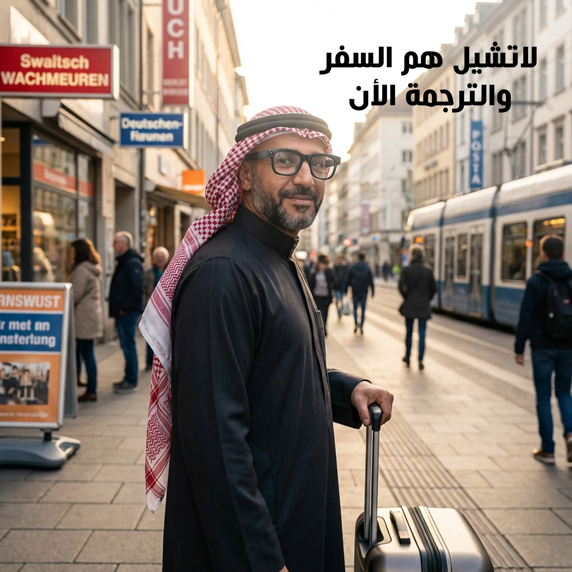 نظارة بكاميرا ومترجم حديثة