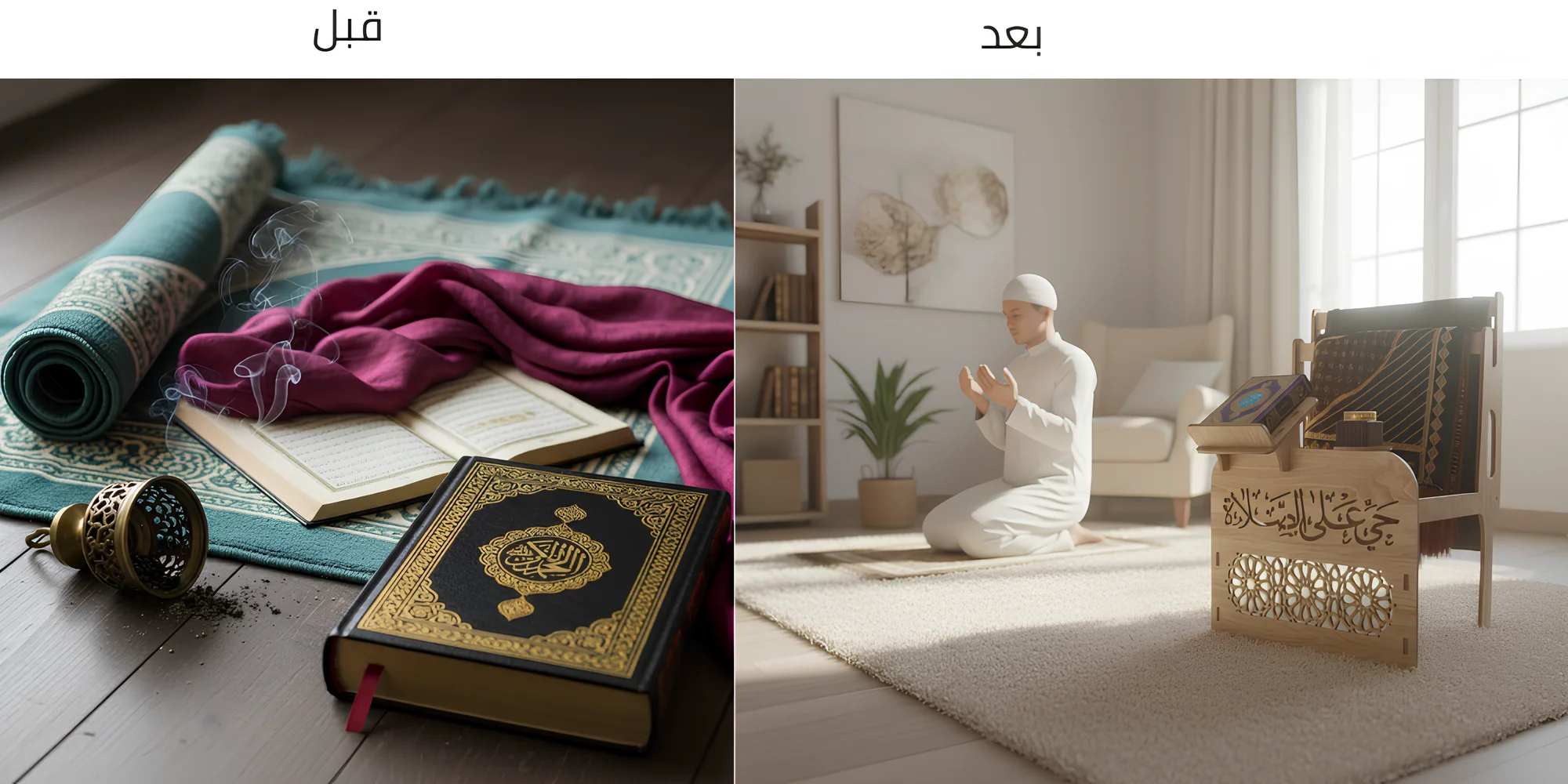 حاملة السجادة والقرآن