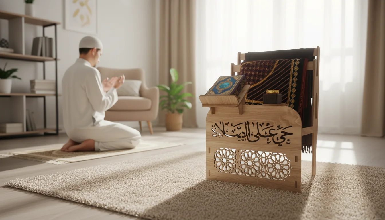 حاملة السجادة والقرآن