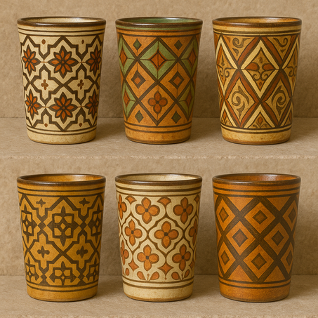 ensemble de tasses en céramique