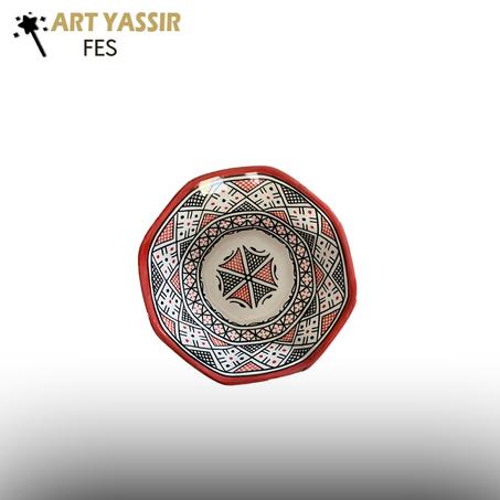 Chaldiya octogonale en céramique - décoration traditionnelle marocaine