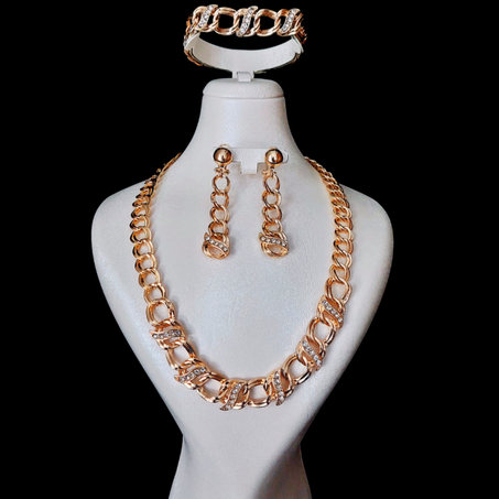 Parure Plaqué Or 3 EN 1 – HLD