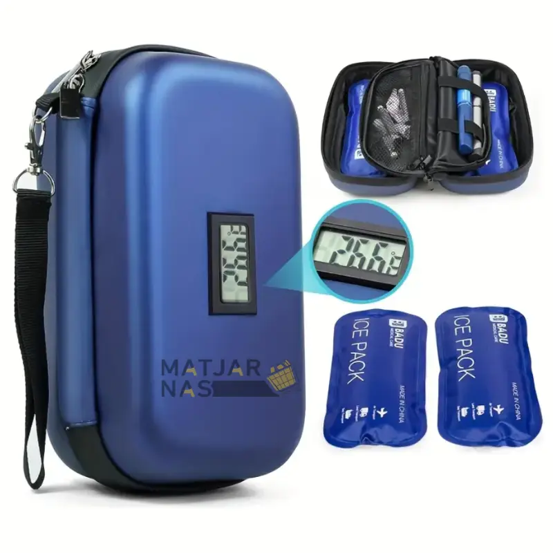 حقيبة تبريد محمولة للأدوية وأبر الأنسولين