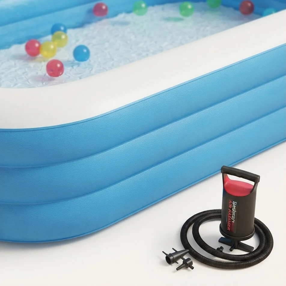 Installation de la piscine