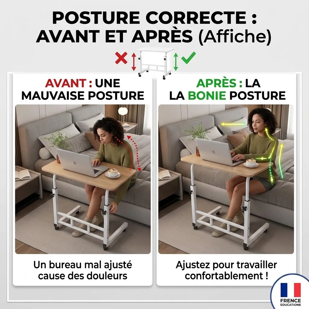 WORKDESK FLEX™ – Votre bureau partout à la maison