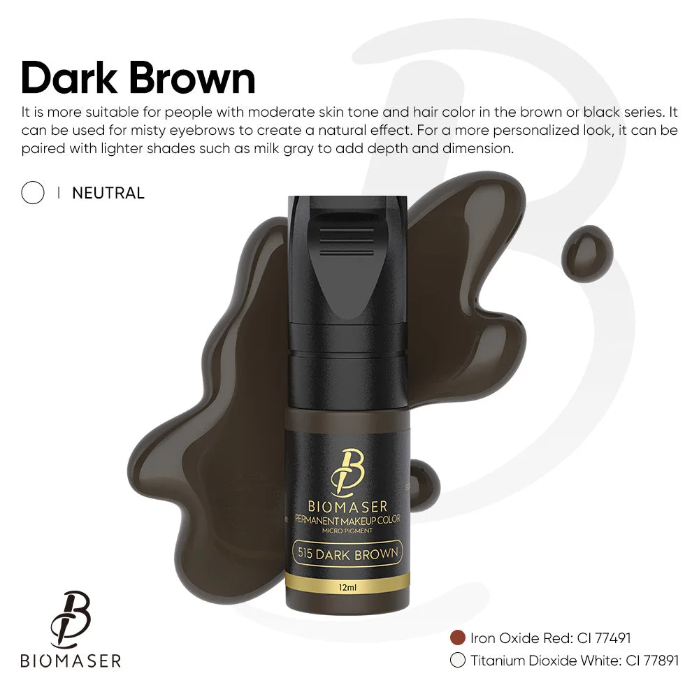 Encre pigmentée Biomaser pour sourcils