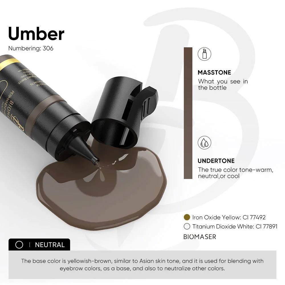 Encre pigmentée Biomaser pour sourcils