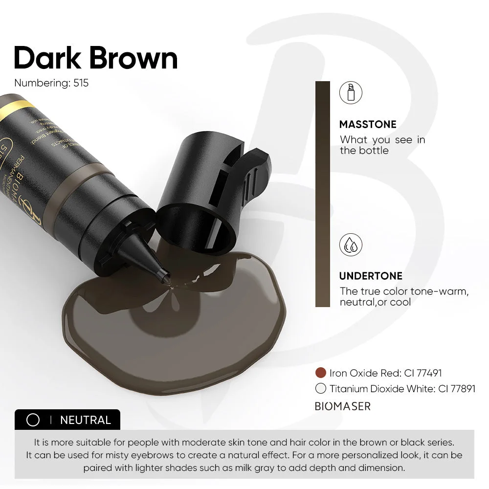 Encre pigmentée Biomaser pour sourcils