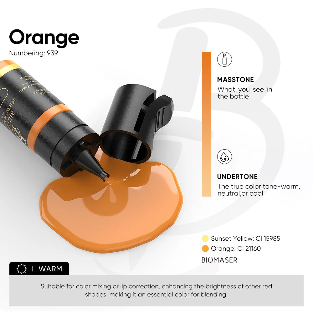 Encre pigmentée Biomaser pour les lèvres