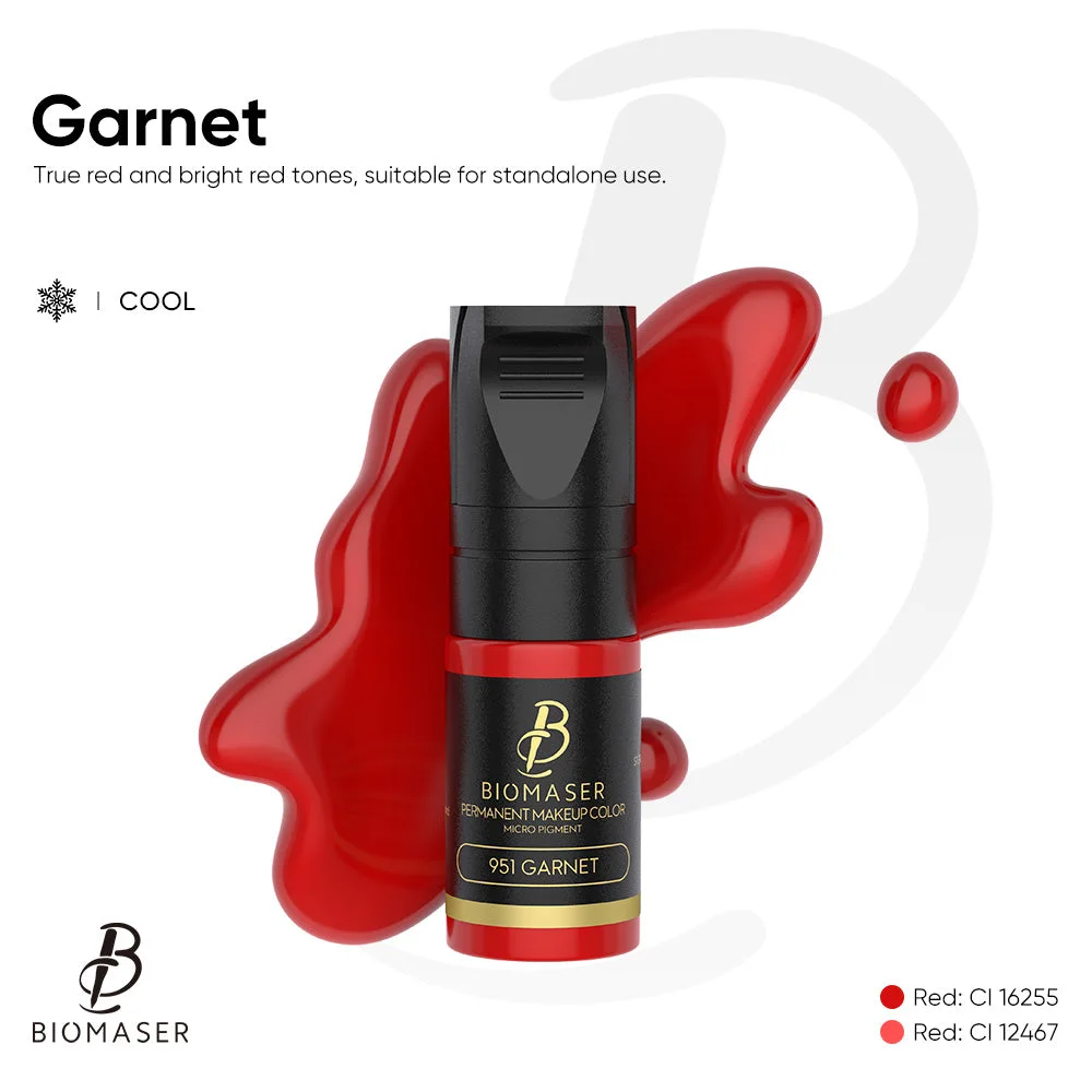 Encre pigmentée Biomaser pour les lèvres