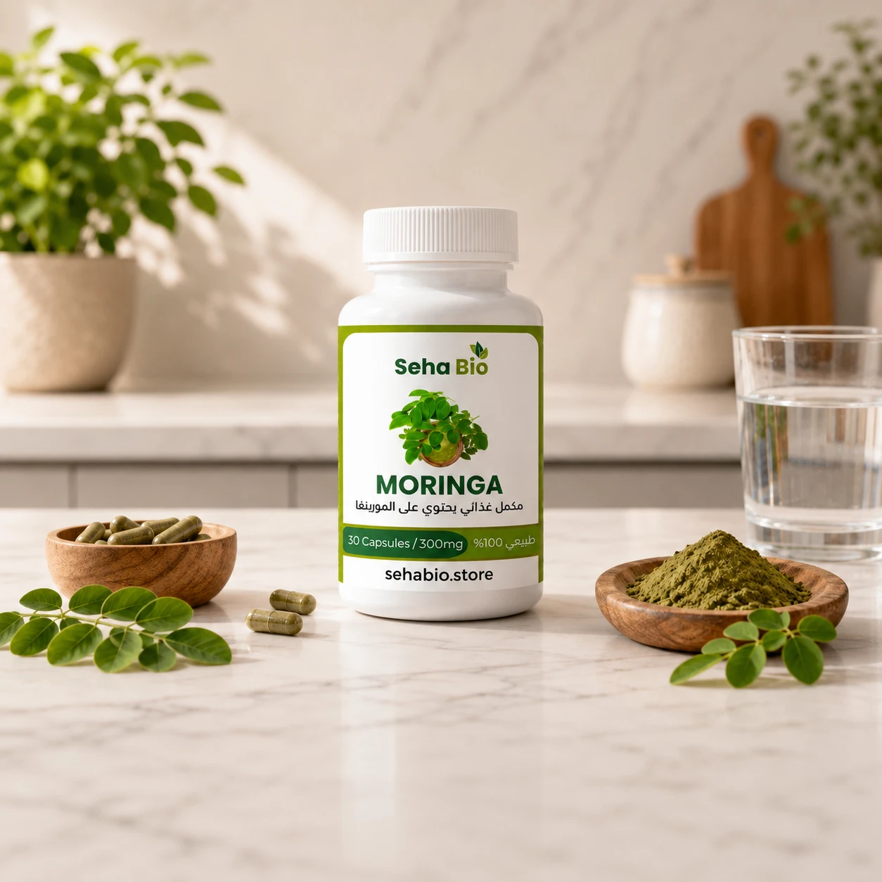 Moringa Seha Bio (الحل الطبيعي لزيادة طاقتك وصحتك اليومية).