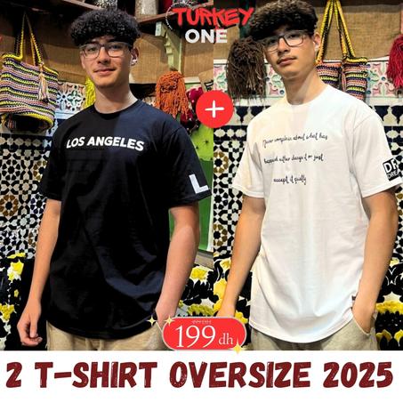 pack 2 t-shirt oversize