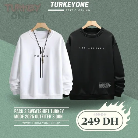 pack 2 sweatshirt turkeyone 2025