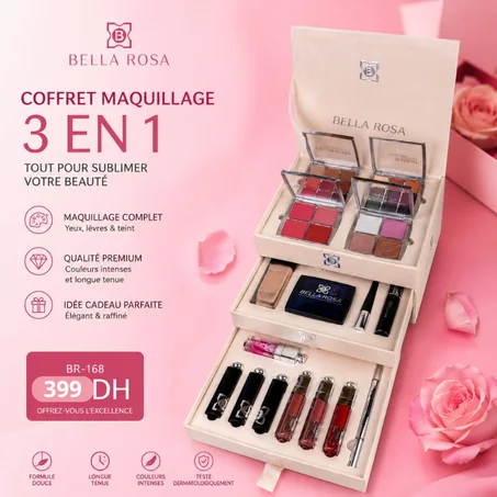 Offre Exclusive : Coffret Bella Rosa 3 en 1 à Prix Exceptionnel !