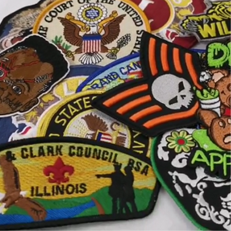 بقع قماش والطرز