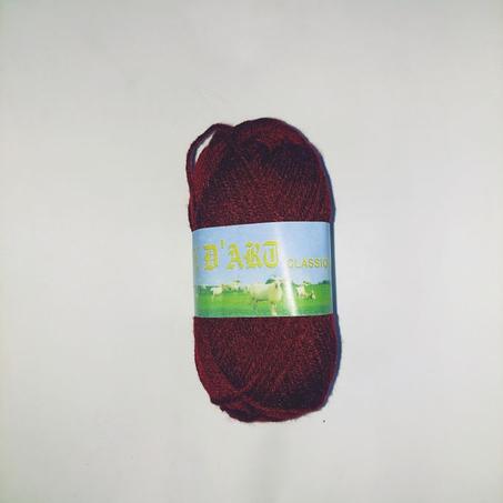 Fil pour tricotage 45 Gr - Grenat