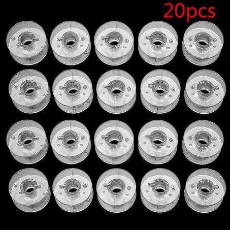 20 Bobines vides pour Machine à coudre Brother Janome JUKI Singer, en plastique