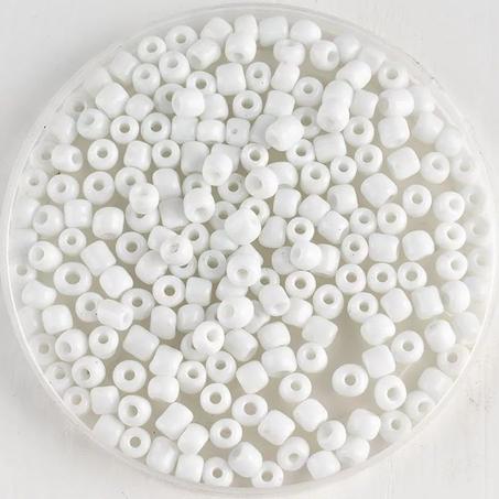 100 gr perles de rocaille blanc pour bracelet - 1500 pcs