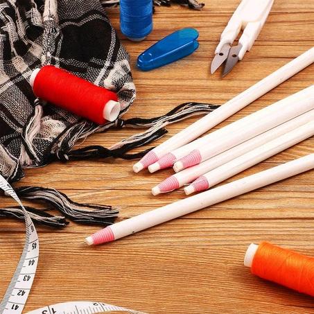 Crayons en craie pour tailleur, marqueur sur tissu, 12 pièces