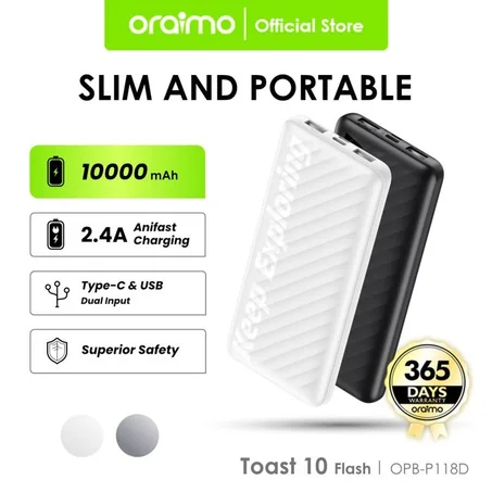 POWER BANK ORAIMO OPB-P118D 10000 mAh