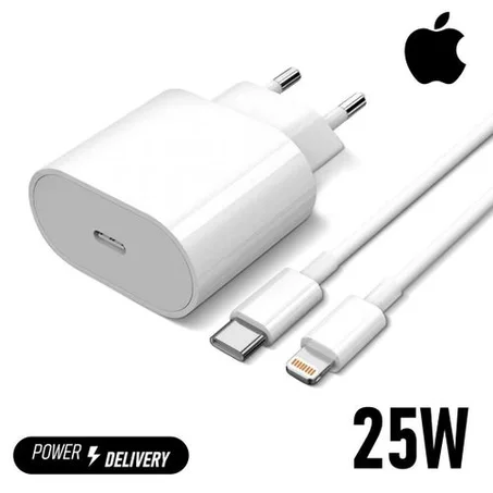 Adaptateur chargeur 25W chargeur rapide pour iPhone 7 8 X 12 11 13 14 Pro Max XS XR
