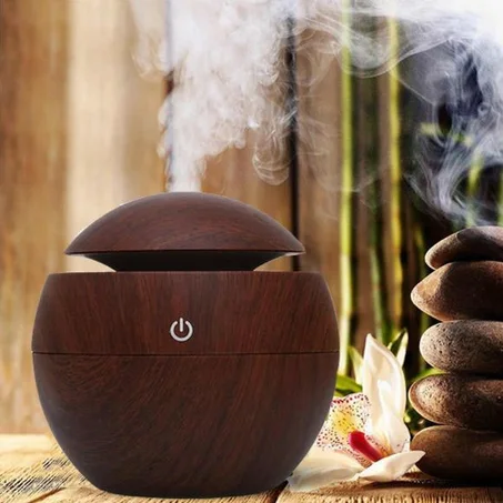 المبخرة الاكترونية  Humidificateur Électrique Arôme Essentiel Diffuseur D'huile Ultrasonique USB