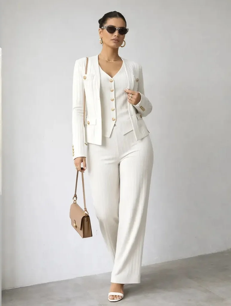 طقم (3 قطع ) عصري - أناقة ملكية كل يوم ✨