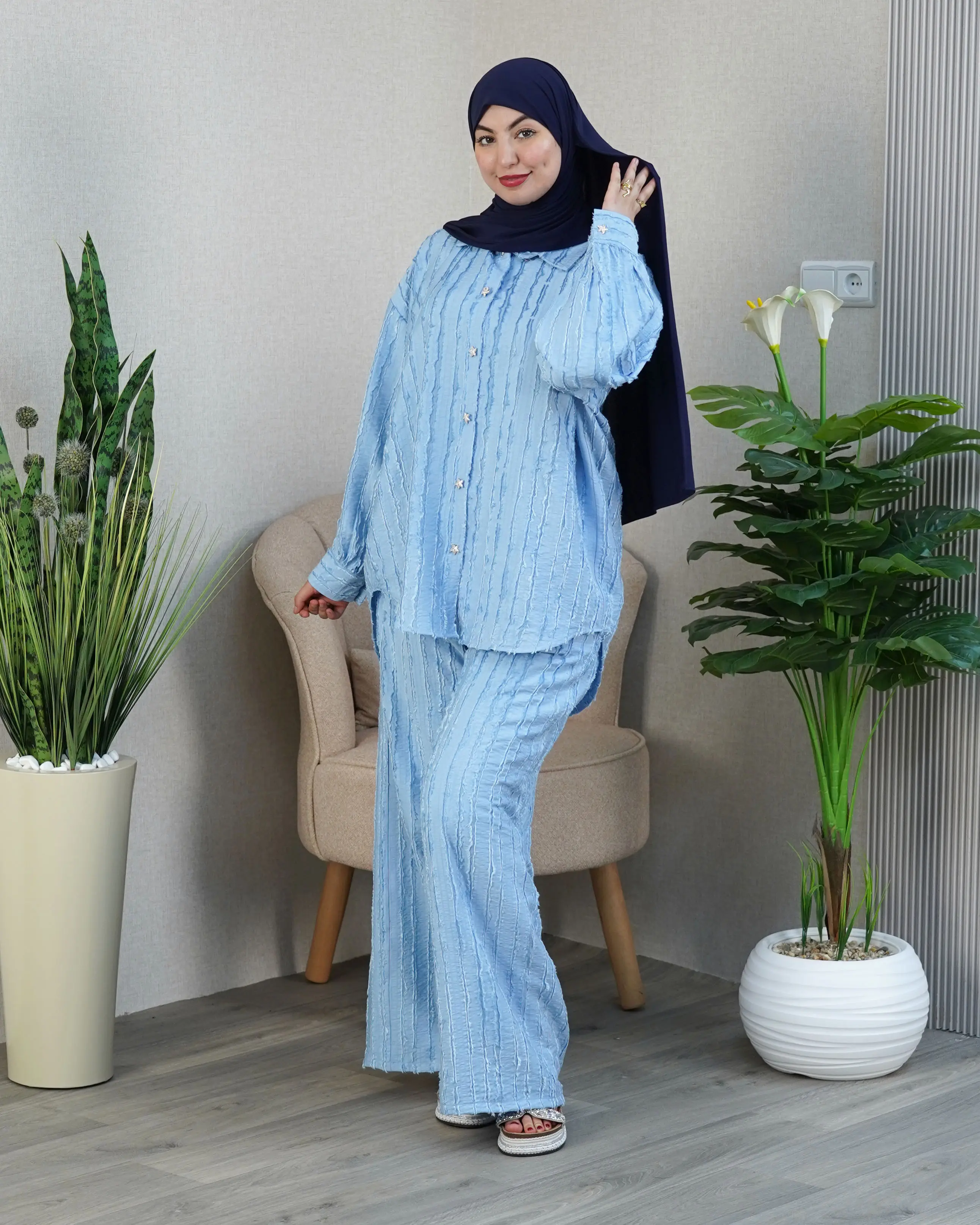 Ensemble Tissu Raye