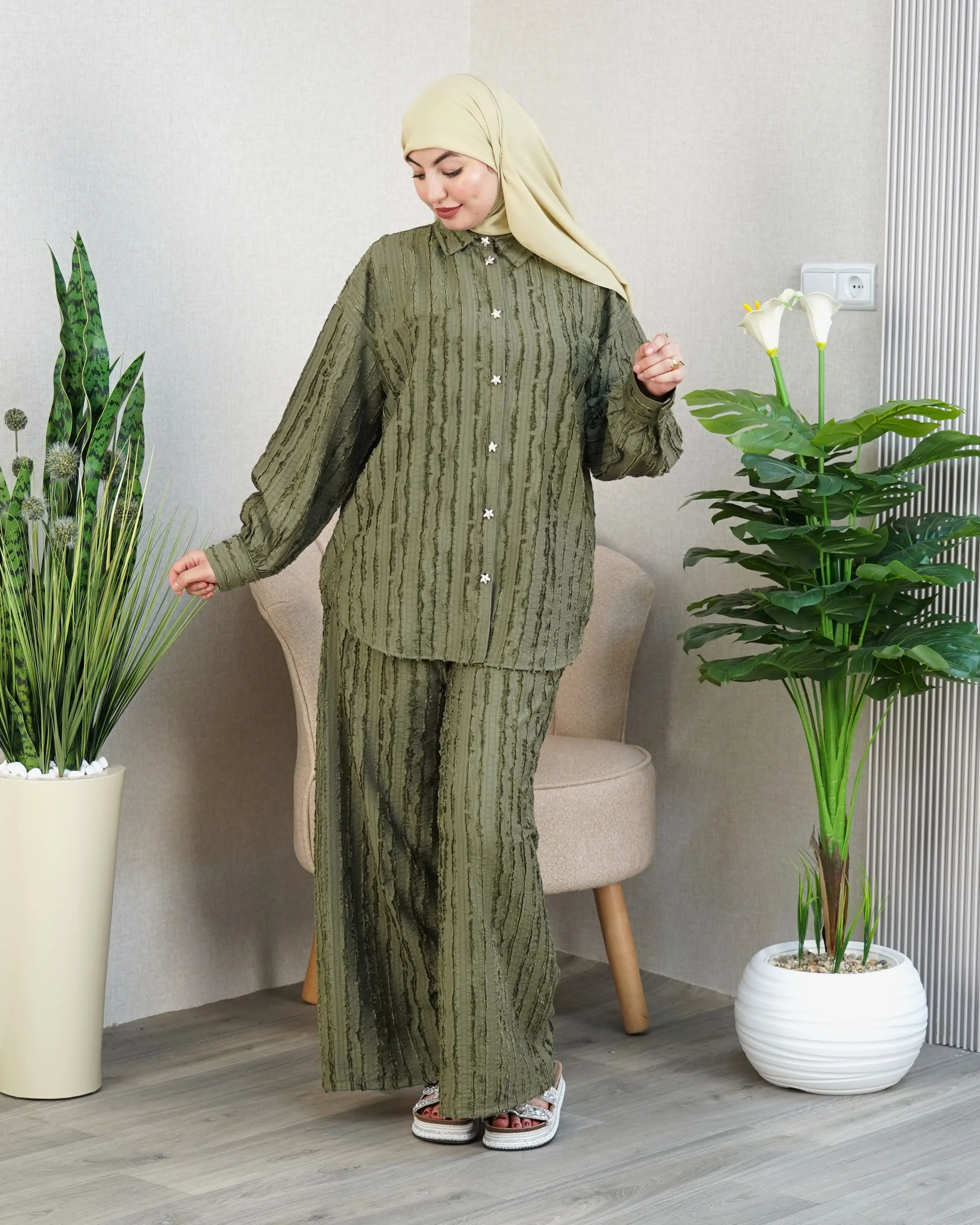 Ensemble Tissu Raye
