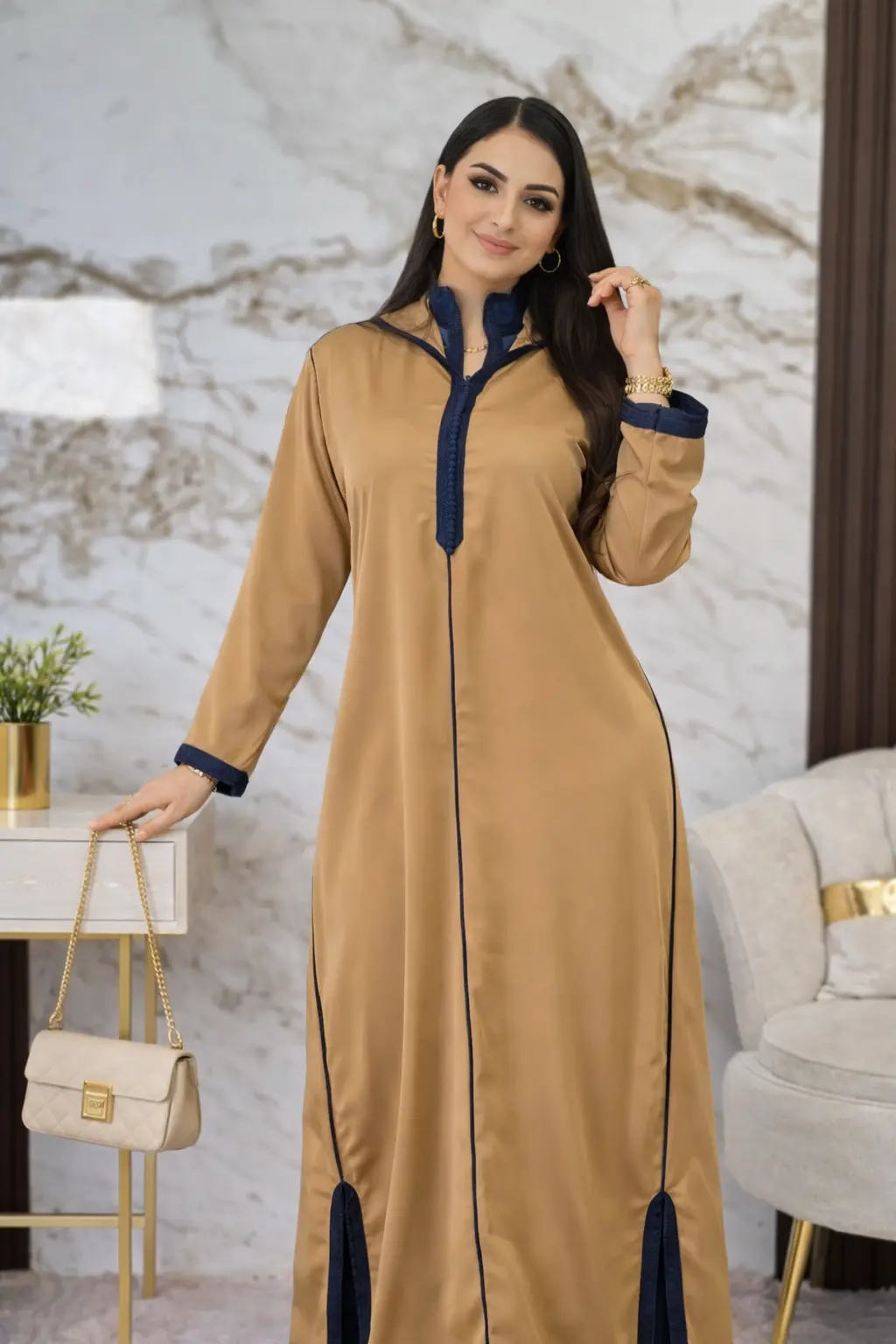 جلابة ( قطعتين) تألّقي بهيبة الحضور ✨