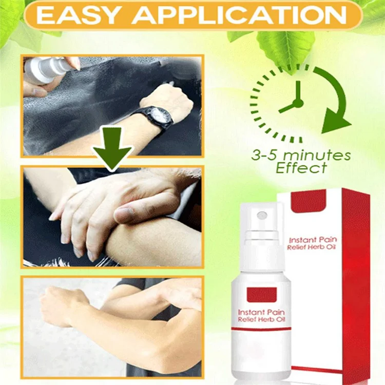 زيت عشبي فوري لتخفيف الآلام Instant Pain Relief Oil