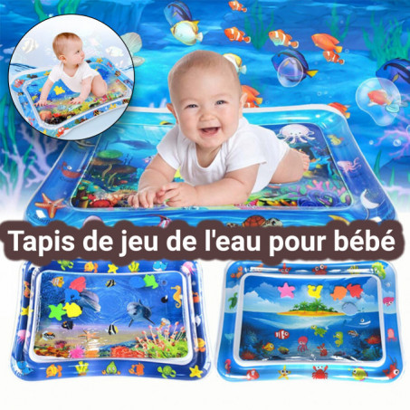 Tapis d'eau pour bébé, tapis de jeu d'eau, Bpa gratuit, tapis de jeu de  jouet pour bébé, tapis de jeu d'eau parfait pour le développement sensoriel  de bébé
