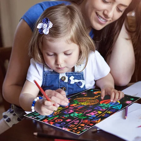 ورق خدش للأطفال