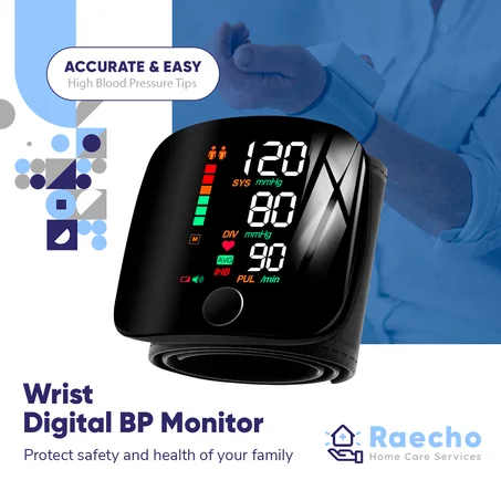 🩺 Tensiomètre de poignet intelligent avec écran tactile LCD  Surveillez votre santé facilement, rapidement et avec précision