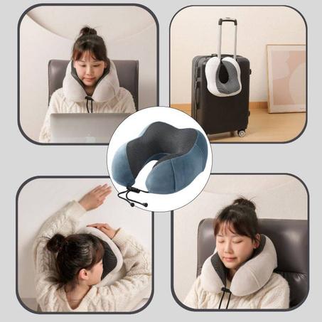 ✈️🛌 وسادة الرقبة الذكية – راحة لا مثيل لها أينما كنت!