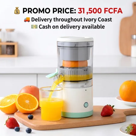 Machine à jus sans fil de haute qualité USB – Presse-agrumes portable multifonction