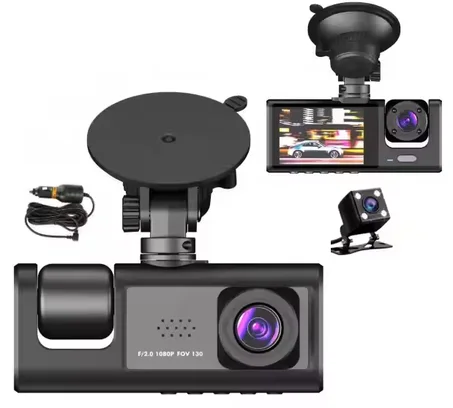 📹 Caméra Embarquée 1080P 360° Dash Cam Professionnelle pour Voiture & Moto