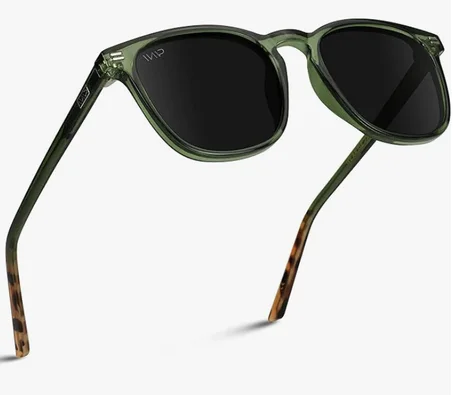 Lunettes de Soleil Modernes Carrées Arrondies Polarisées pour Homme