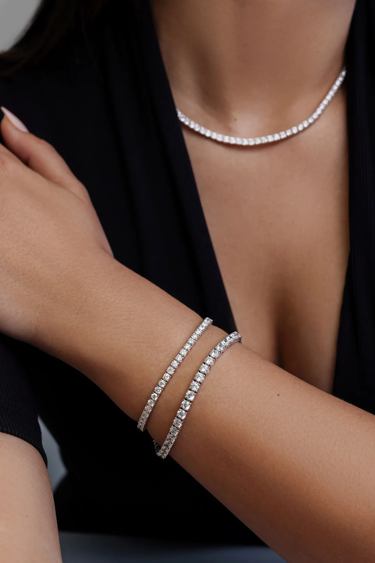 Collier & Gourmet Rivière en Acier Inoxydable