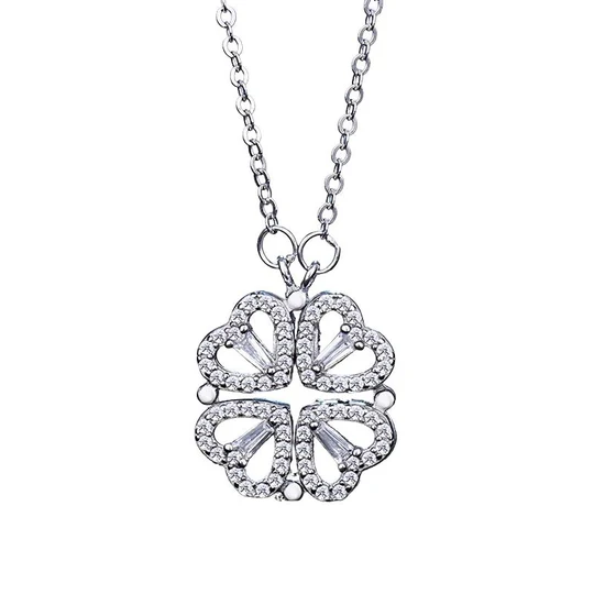 Collier Trèfle Coeur