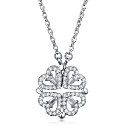 Collier Trèfle Coeur