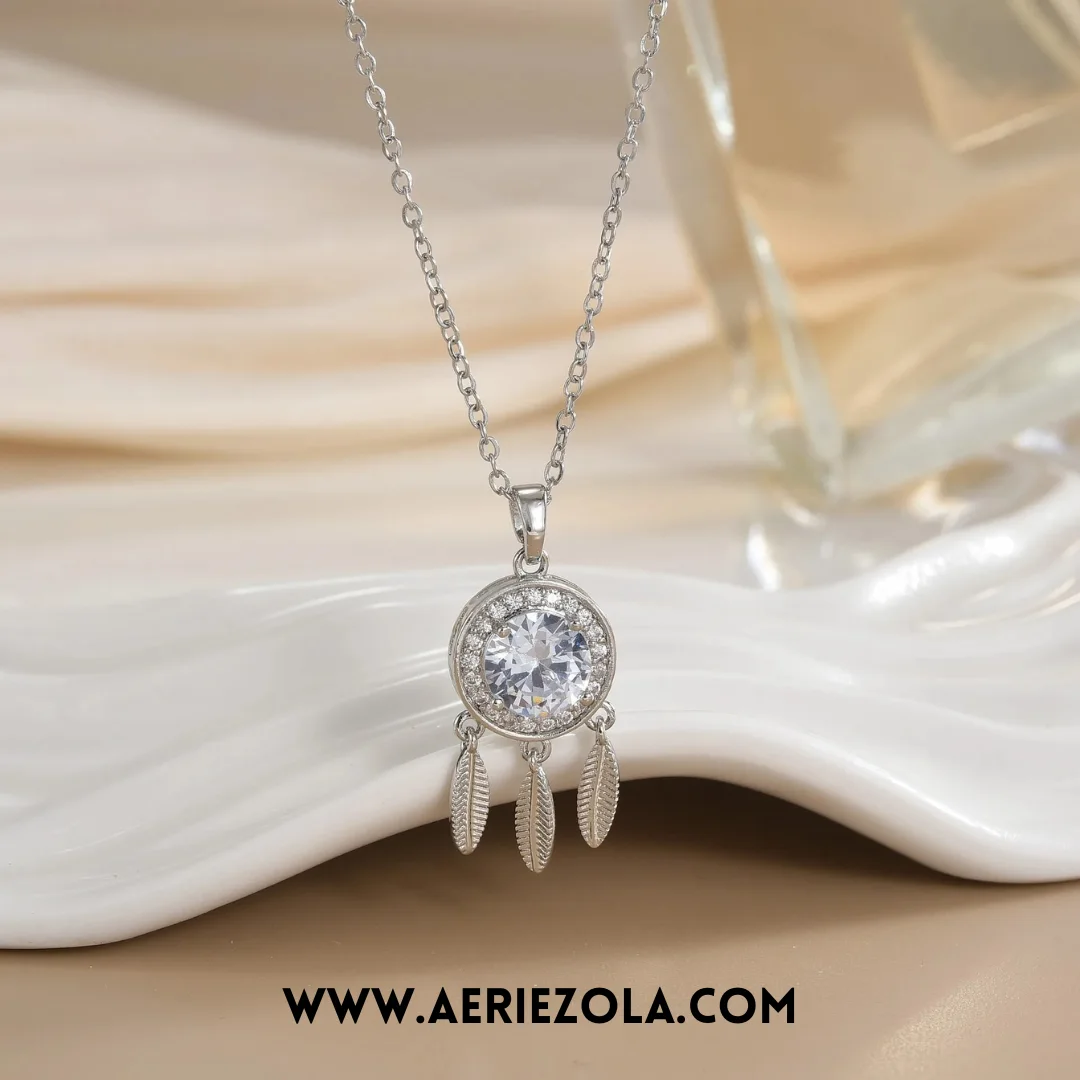 Collier pendentif attrape-rêves vintage