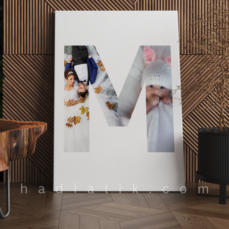 احسن لوحة هدية بصورة من اختيارك بحرف اسم