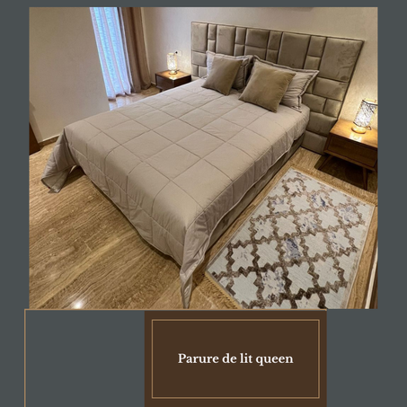 Parure de lit queen