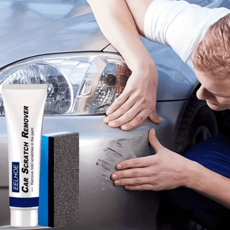 Kit De Cire De Réparation De Rayures Voitures - Pour Toutes Les Types Et Couleurs Des  Voitures  (Tube + Brosse)