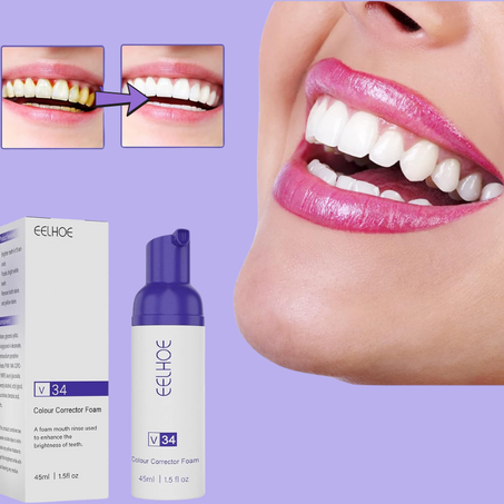 رغوة تصحيح لون الأسنان V34
