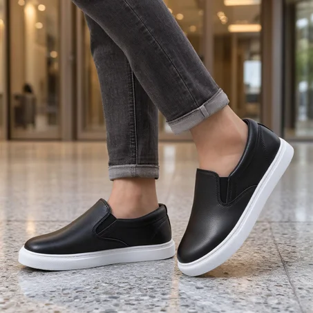 Chaussure en cuir souples et confortable